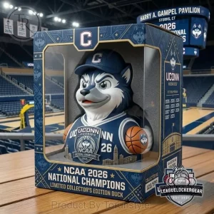 UConn Huskies 2026 NCAA National Champions Limited Collector’s Edition Rubber Duck