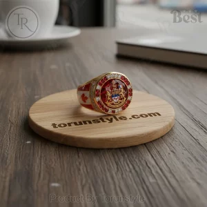 Canada’s 160th Anniversary Commemorative Gold-Tone Gemstone Ring
