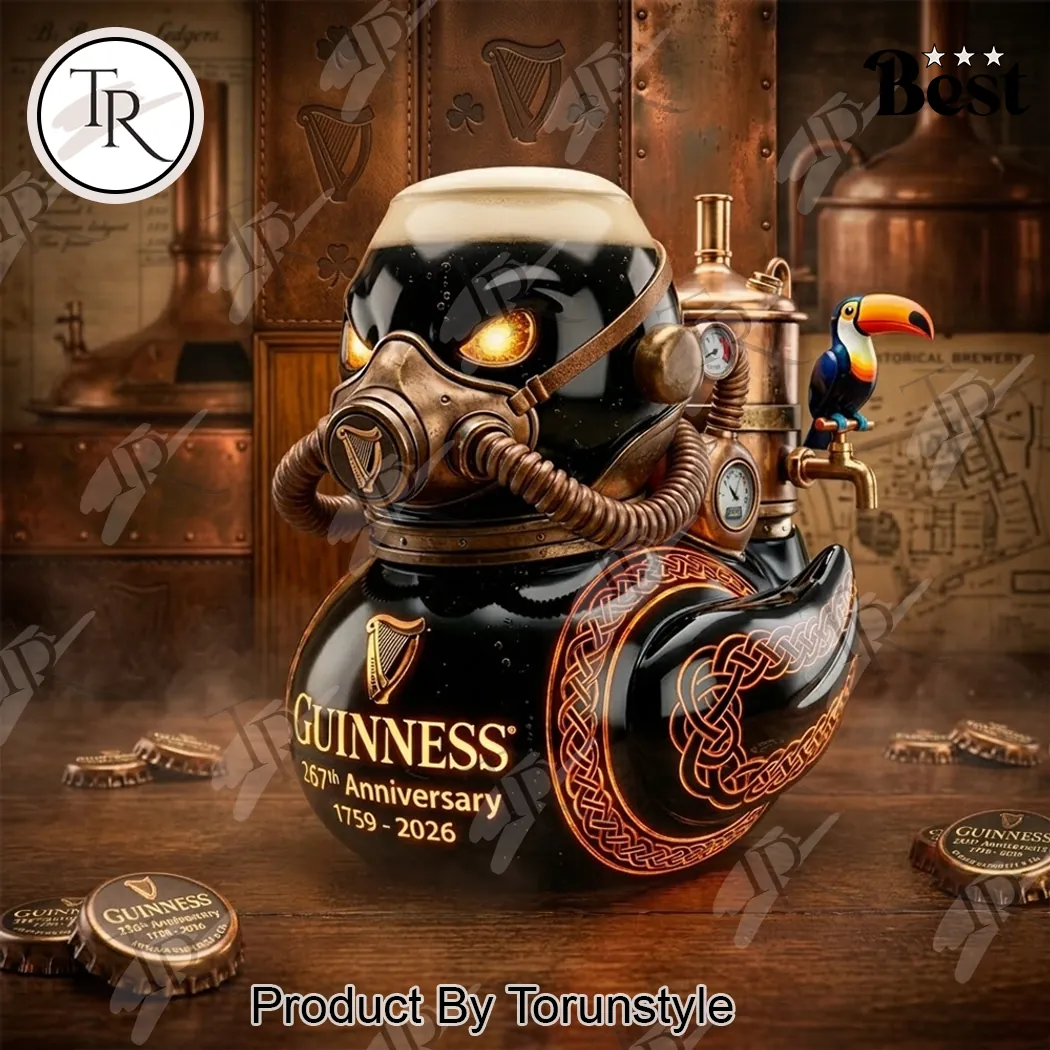 Guinness 267th Anniversary Steampunk Collectible Resin Duck Guinness 267th Anniversary Steampunk Collectible Resin Duck