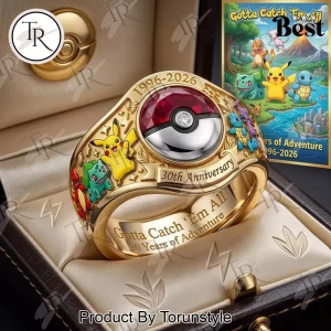 Pokémon 30th Anniversary 1996-2026 Commemorative Ring