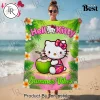 Disney Stitch Tropical Summer Vibes Beach Towel