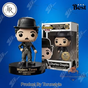 Charlie Chaplin Modern Times 90th Anniversary Commemorative Funko Pop Vinyl Figure