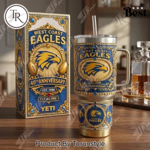 Yeti West Coast Eagles 40th Anniversary Commemorative Handle Tumbler
