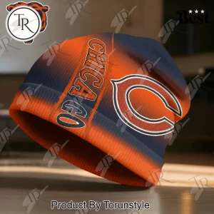 Chicago Bears Official NFL Premium Gradient Beanie Hat