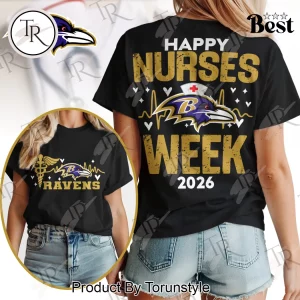 Baltimore Ravens NFL Happy Nurses Week 2026 Premium Women’s T-Shirt
