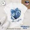 New England Patriots NFL Bow Football Patchwork Graphic T-Shirt