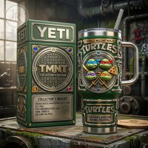 Teenage Mutant Ninja Turtles TMNT Collector’s Edition 3D Embossed YETI Tumbler