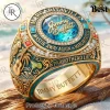 AC/DC Back in Black Rock Legend Gold Tone Ring