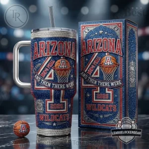 Arizona Wildcats Men’s Final Four 2026 Rhinestone Handled Tumbler
