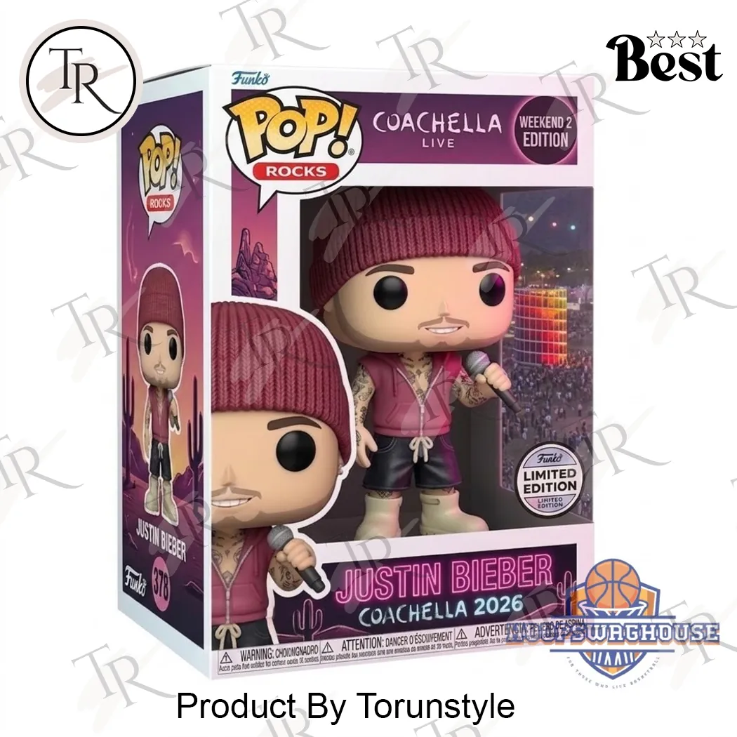 Justin Bieber Coachella 2026 Weekend 2 Limited Edition Funko Pop! Vinyl Figure Justin Bieber Coachella 2026 Weekend 2 Limited Edition Funko Pop! Vinyl Figure