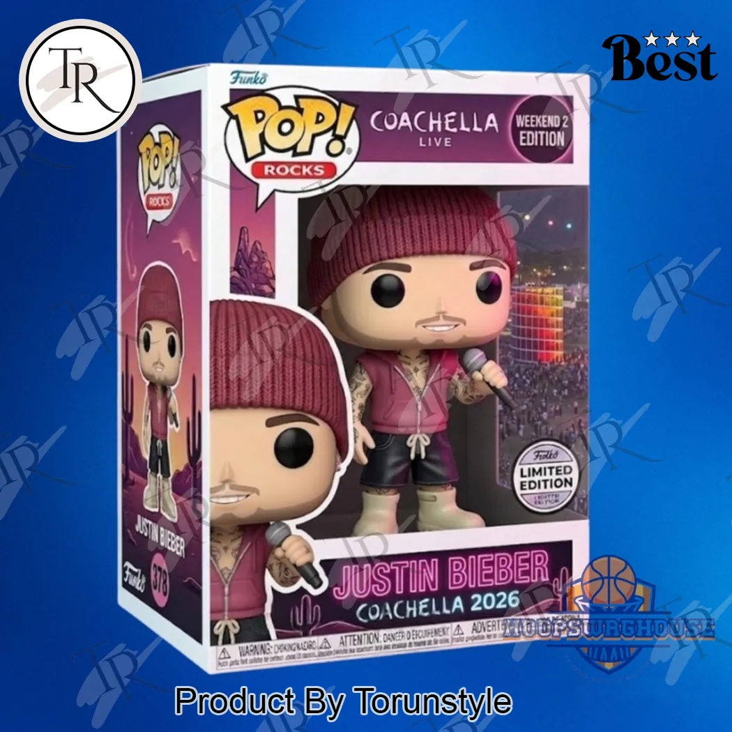 Justin Bieber Coachella 2026 Weekend 2 Limited Edition Funko Pop! Vinyl Figure Justin Bieber Coachella 2026 Weekend 2 Limited Edition Funko Pop! Vinyl Figure