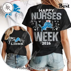 Detroit Lions Nurses Week 2026 Appreciation Women’s T-Shirt