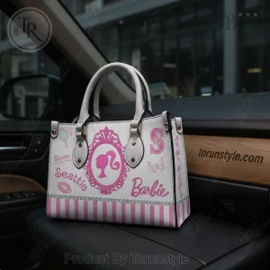 Barbie Seattle Mariners Night Game Pink Striped Handbag