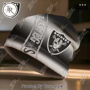 Las Vegas Raiders NFL Premium Embroidered Beanie Hat