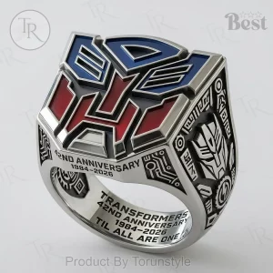 Transformers 42nd Anniversary 1984-2026 Til All Are One Commemorative Ring