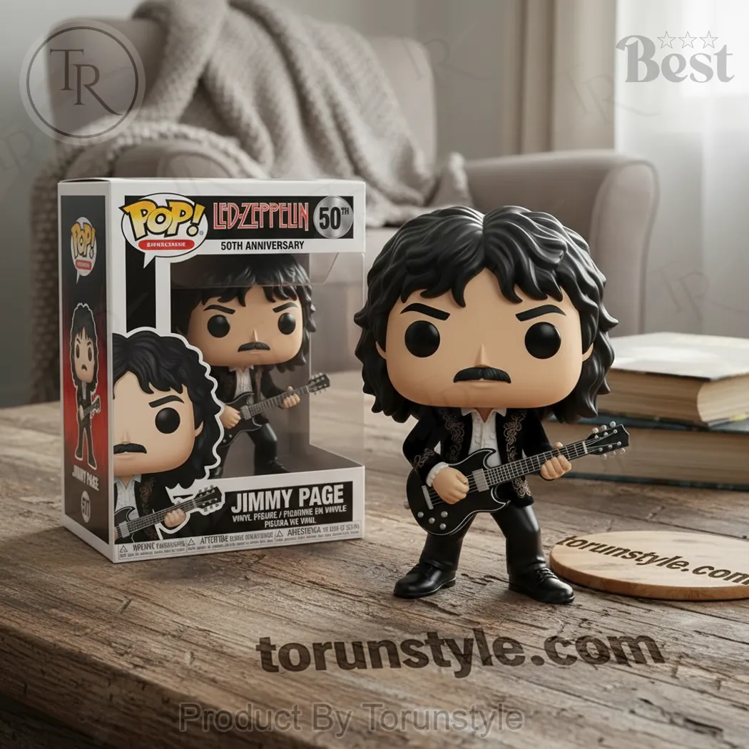 Led Zeppelin 50th Anniversary Jimmy Page Official Funko Pop! Vinyl Figure Led Zeppelin 50th Anniversary Jimmy Page Official Funko Pop! Vinyl Figure