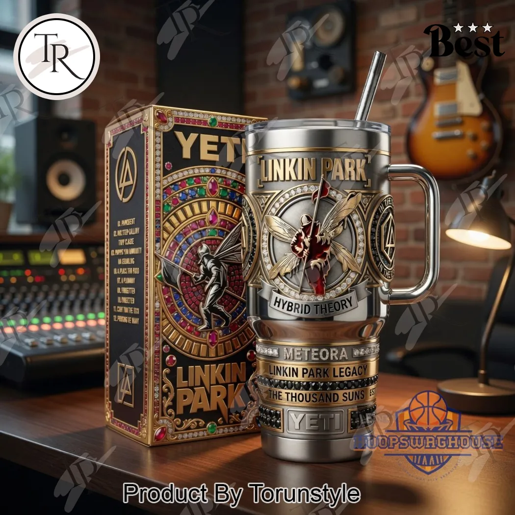 Linkin Park Hybrid Theory Meteora The Thousand Suns Deluxe YETI Insulated Tumbler Mug