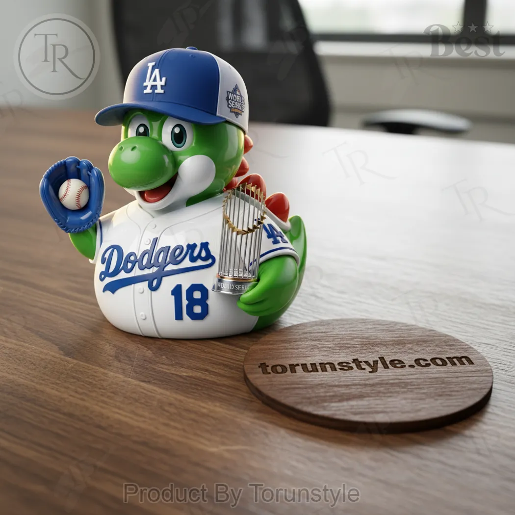 Los Angeles Dodgers Yoshi World Series Champions Limited Edition Resin Duck Los Angeles Dodgers Yoshi World Series Champions Limited Edition Resin Duck