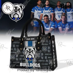 Canterbury Bulldogs NRL Personalized Custom Name Handbag