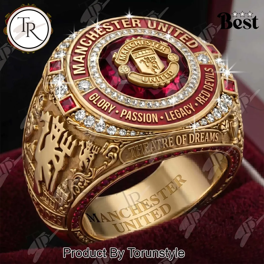 Manchester United Premium Gold Commemorative Fan Ring Manchester United Premium Gold Commemorative Fan Ring