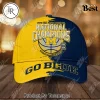 Michigan Wolverines NCAA National Champions Basketball 2020 Baseball Cap Michigan Wolverines NCAA National Champions Basketball 2020 Baseball Cap