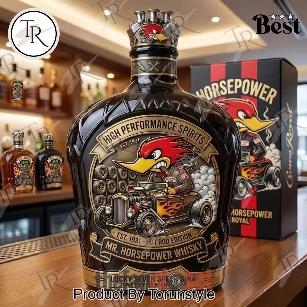 Mr. Horsepower Est. 1931 Hot Rod Edition Collector’s Whisky Bottle Mr. Horsepower Est. 1931 Hot Rod Edition Collector’s Whisky Bottle