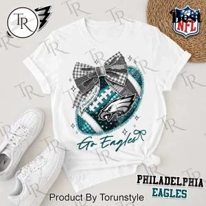 Philadelphia Eagles NFL Bow Football Graphic T-Shirt