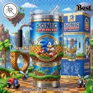 Sonic The Hedgehog 35th Anniversary 2026 Limited Edition Tumbler