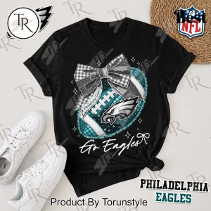 Philadelphia Eagles NFL Bow Football Graphic T-Shirt