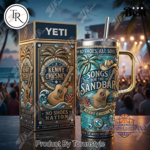 Kenny Chesney No Shoes Nation Songs for the Sandbar Collector’s Edition Yeti Tumbler