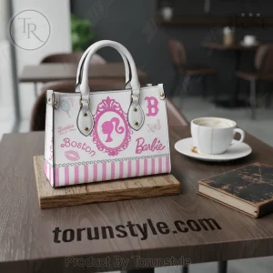 Barbie Boston Red Sox Pink Striped Handbag