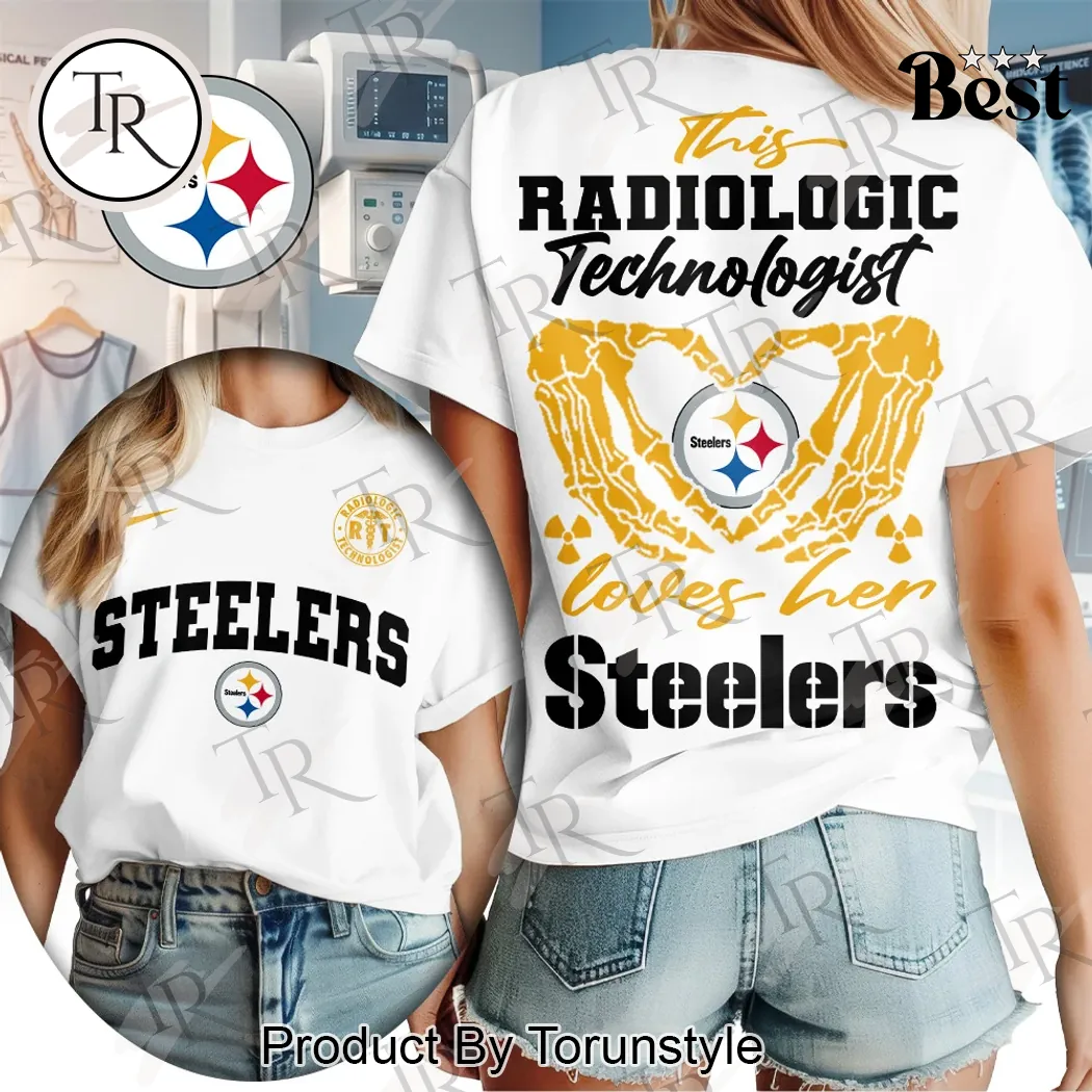 Pittsburgh Steelers NFL Women's Radiology Technologist Fan T-Shirt Pittsburgh Steelers NFL Women's Radiology Technologist Fan T-Shirt