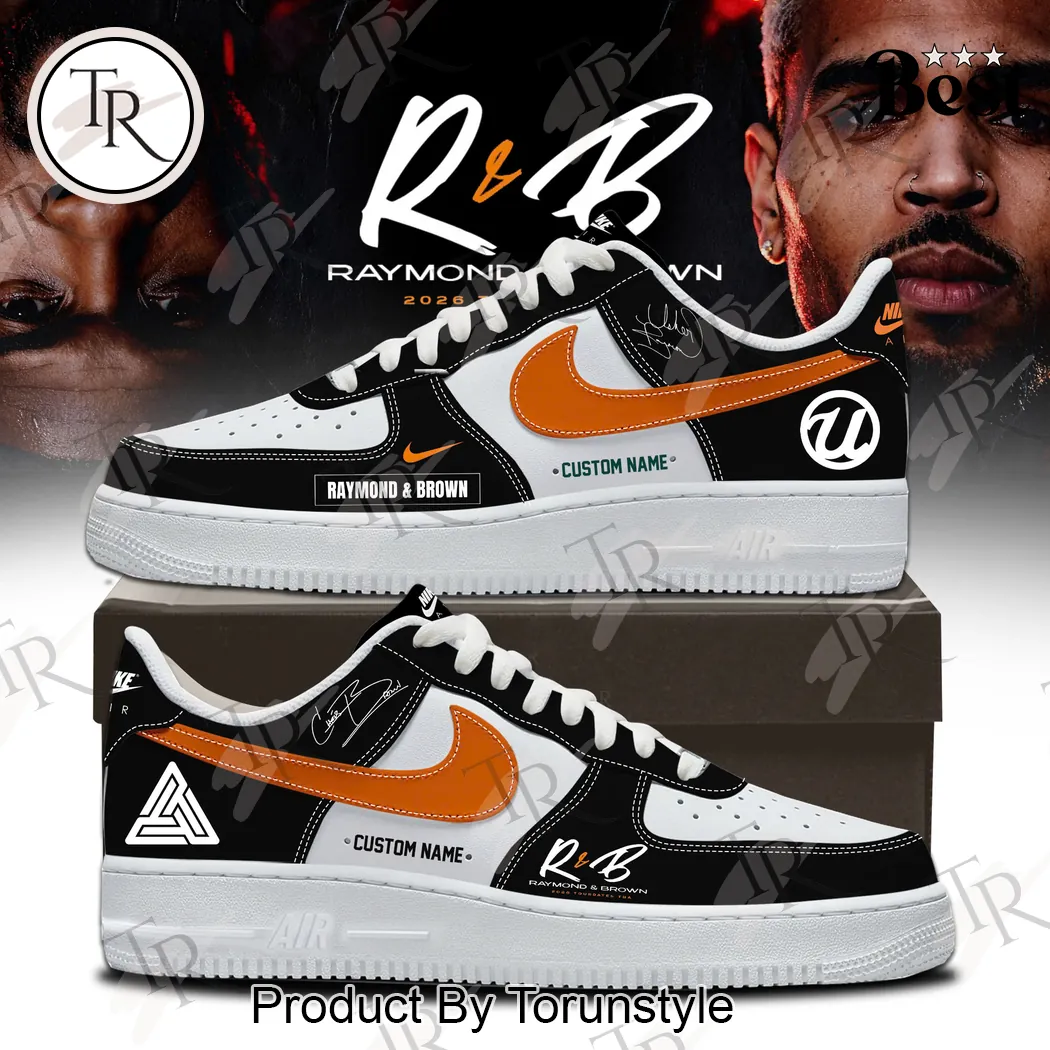 R&B Raymond & Brown 2026 Tour Custom Limited Edition AF1 Sneakers R&B Raymond & Brown 2026 Tour Custom Limited Edition AF1 Sneakers