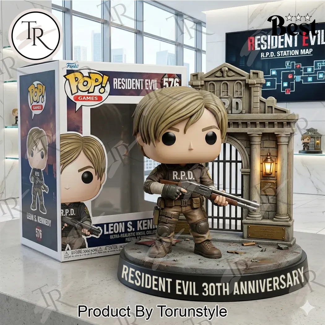 Resident Evil 30th Anniversary Leon S. Kennedy 3D Collectible Figure Resident Evil 30th Anniversary Leon S. Kennedy 3D Collectible Figure