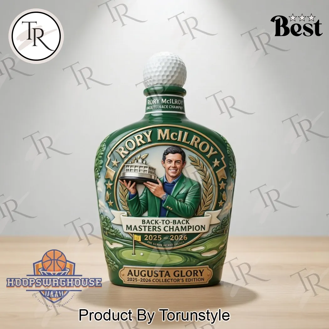 Rory McIlroy Masters Champion 2025-2026 Back-To-Back Commemorative Bottle Rory McIlroy Masters Champion 2025-2026 Back-To-Back Commemorative Bottle