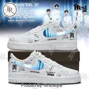 Monsta X K-Pop 2026 World Tour The Nexus Limited Edition AF1 Sneakers