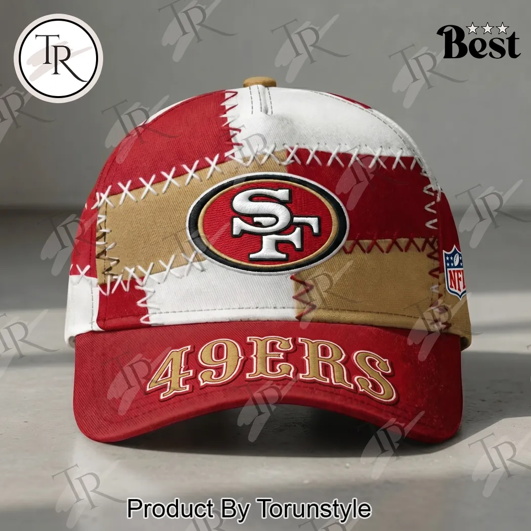 San Francisco 49ers Premium Patchwork NFL Snapback Cap San Francisco 49ers Premium Patchwork NFL Snapback Cap