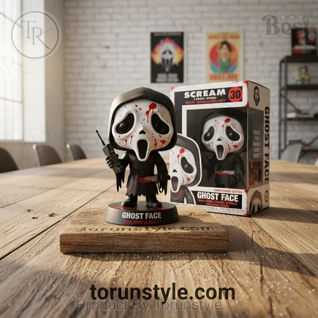 Scream Ghost Face 30th Anniversary Blood Splatter Collectible Vinyl Figure Scream Ghost Face 30th Anniversary Blood Splatter Collectible Vinyl Figure