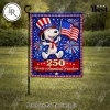 USA 250th Anniversary Patriotic Commemorative Garden Flag