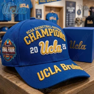 UCLA Bruins National Champions 3D Embroidered Blue Cap