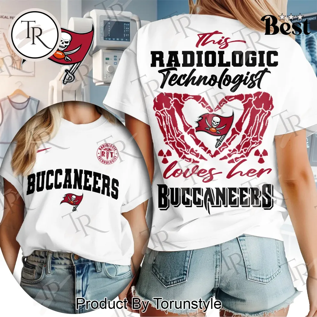 Tampa Bay Buccaneers Radiologic Technologist Fan Heart Women's T-Shirt Tampa Bay Buccaneers Radiologic Technologist Fan Heart Women's T-Shirt