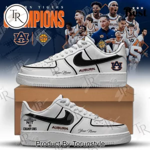 Auburn Tigers NIT Champions Personalized Custom Sneakers