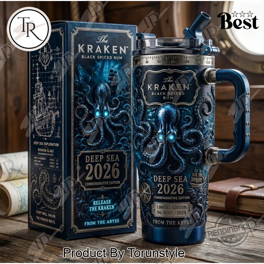 The Kraken Deep Sea 2026 Limited Edition 3D Embossed Commemorative 40oz Tumbler The Kraken Deep Sea 2026 Limited Edition 3D Embossed Commemorative 40oz Tumbler