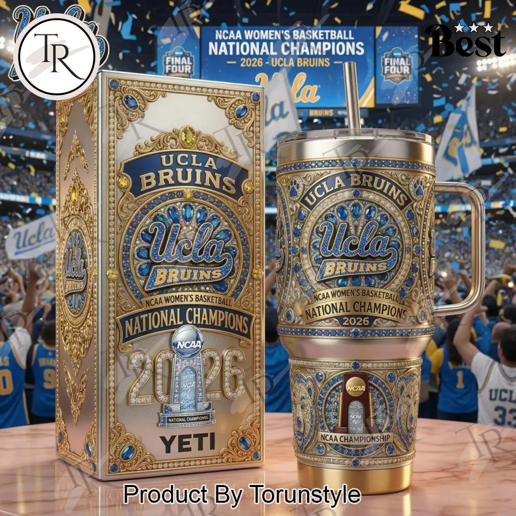 UCLA Bruins NCAA Women’s Basketball 2026 National Champions Premium Tumbler UCLA Bruins NCAA Women’s Basketball 2026 National Champions Premium Tumbler