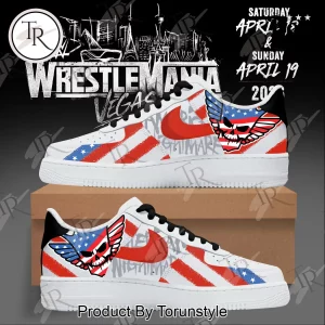 Cody Rhodes American Nightmare Custom Hand-Painted AF1 Sneakers