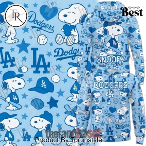 Los Angeles Dodgers Snoopy All-Over Print Hoodie