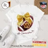 Detroit Lions NFL Patchwork Football Bow T-Shirt