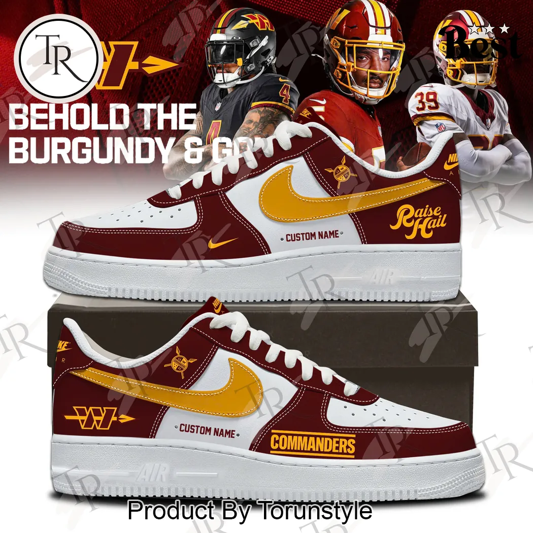 Washington Commanders Personalized Nike Air Force 1 Custom Sneakers Washington Commanders Personalized Nike Air Force 1 Custom Sneakers