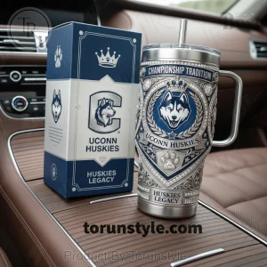UConn Huskies Championship Tradition Premium Insulated Tumbler