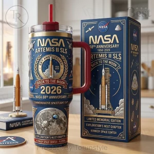 NASA Artemis II SLS 68th Anniversary “Back to the Moon” 2026 Tumbler